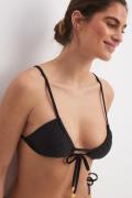 NA-KD Bikinitopp med band - Black