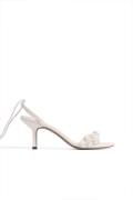 NA-KD Rose Bud Heels - White