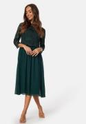 Bubbleroom Occasion Lace Midi Dress Dark green 46