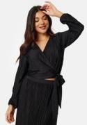 BUBBLEROOM Jolie Wrap Top Black XS