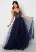 Christian Koehlert Tulle Evening Dress Twilight Blue 42