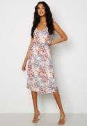 Bubbleroom Occasion Gwyneth Pleated Dress Offwhite / Floral 54