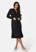 BUBBLEROOM Belted L/S Viscose Shirt Dress Black 52