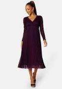 Happy Holly Henley Dress Plum 36/38