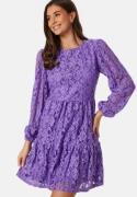 BUBBLEROOM Blanca lace dress Lavender 42