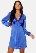 BUBBLEROOM Lucinda satin dress Blue 36