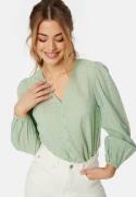 BUBBLEROOM Giorgia blouse Dusty green 46