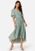 VILA Mirage 2/4 V-Neck Ankle Dress Green Milieu 44