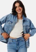 BUBBLEROOM Oversized Denim Jacket Light blue XS