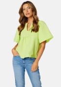 VILA Kuliza V-Neck 2/4 Top Lettuce Green 40