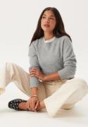 VERO MODA Vmdoffy LS O-Neck Blouse Light Grey Melange L