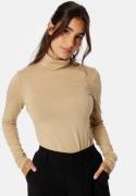 GANT Slim LS Turtleneck 248 Dark Khaki M