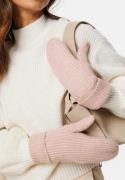 Pieces Noella Cashmere Mittens Woodrose One size