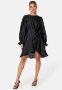 BUBBLEROOM Peg Shimmer Dress Black S