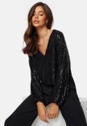 BUBBLEROOM Kira Sparkling Top Black XS