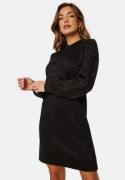 Object Collectors Item Reynard L/S Knit Dress Black Detail Glitter L