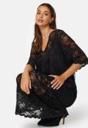 VILA Vilorna 2/4 Lace Midi Dress Black 36