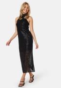 Object Collectors Item Yasmine S/L Long Dress Black M