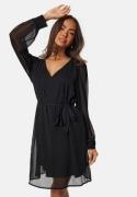 VILA Vifalia smock V-neck L/S dress Black 40