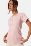 Calvin Klein Jeans Wowen Label Rib Slim Tee TF6 Sepia Rose XS