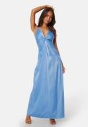 YAS Athena Strap Maxi Twist Dress Ashleigh Blue XL