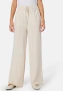 SELECTED FEMME Sflviva-Gulia HW  Linen Pant Sandshell 42