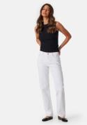 BUBBLEROOM Low Waist Straight Jeans Offwhite 38