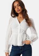 BUBBLEROOM Broderie Anglaise Blouse White 44