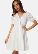 BUBBLEROOM Broderi Anglaise Dress White 38