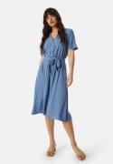 VILA Vimoashly S/S Midi dress Cornflower blue 38