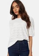 Happy Holly Broderie Anglaise Top Offwhite 48/50