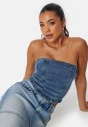 BUBBLEROOM Bustier Denim Top Medium denim 42