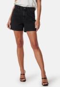 ONLY Onlvega HW Mom Dnm Shorts Black Denim XS