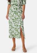 VERO MODA Vmfrej high waist 7/8 pencil skirt Green/White/Floral XS