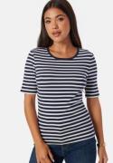 GANT Slim Striped Ribb T-Shirt Blue XL