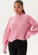 BUBBLEROOM Turtleneck Knitted Sweater Pink XL