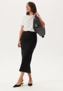 BUBBLEROOM Soft Midi Skirt Black L