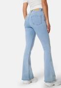 BUBBLEROOM Tove High Waist Flared Superstretch Bleached denim 34