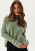 ONLY Onlolli L/S Pullover Knit Hedge Green Detail:W. Melange XS