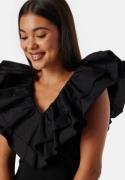 BUBBLEROOM Flounce Top Black XS