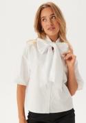 SELECTED FEMME Slfjuno 3/4 BOW SHIRT  Bright White 34