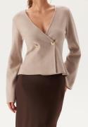 VILA Vizarah Knit Cardigan Natural Melange XS