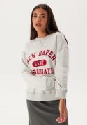 GANT Graphic C-neck Sweat Pale Grey Melange S