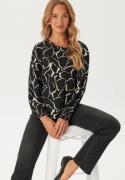 ONLY Onlelite Life L/S TOP NOOS PTM Black Aop:rebel Graphic 36