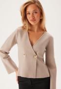 VILA Vizarah Knit Cardigan Natural Melange S