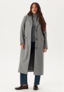 VILA Visolo L/S Coat Medium Grey Melange 40