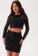 ONLY Onlspacy Ls Cropped Sequins To Black/Black sequins L