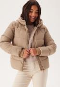 Pieces Pcbee New Short  puffer Jacket Silver Mink XL