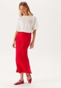 VILA Viellette Hw Long Skirt  Barbados Cherry 42