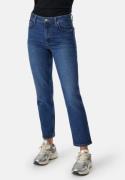 GANT Straight Cropped Jeans Dark Blue Broken In 31